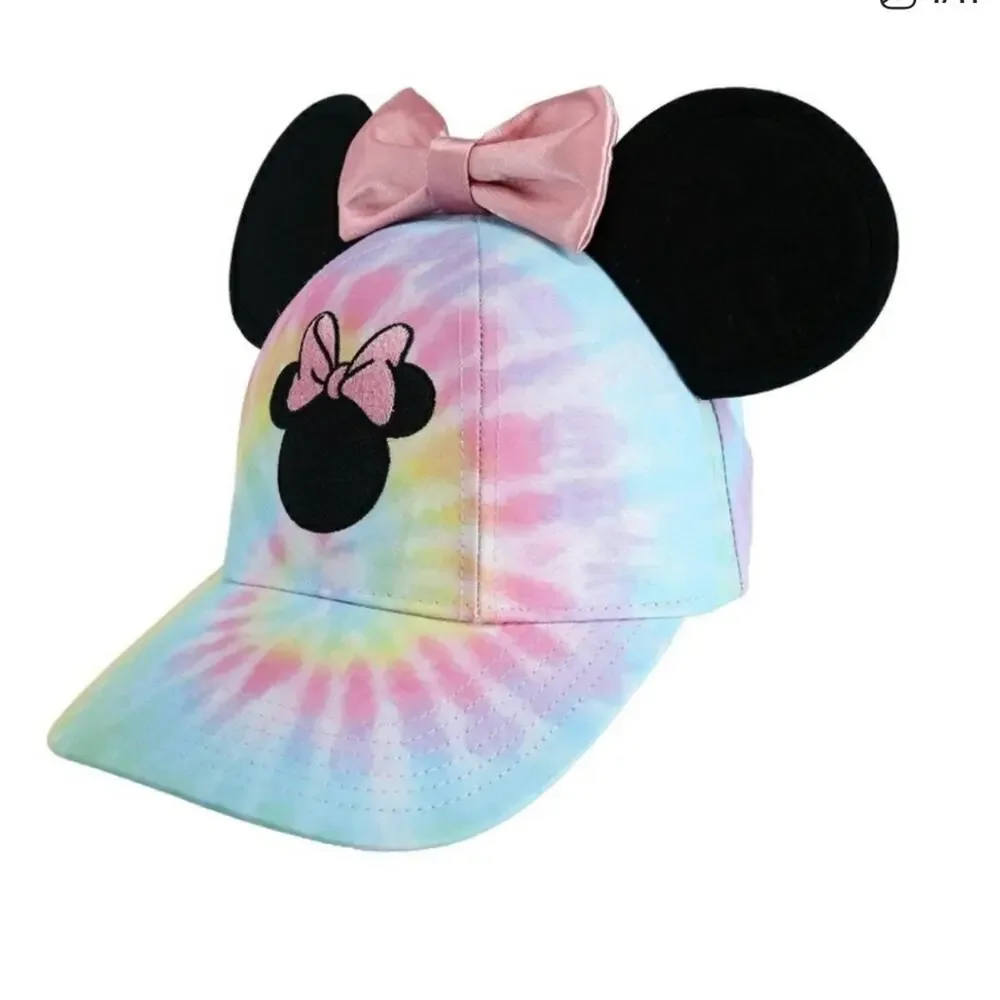 Disney Youth Girls Hat Minnie Mouse Pastels Tie Tye Dye